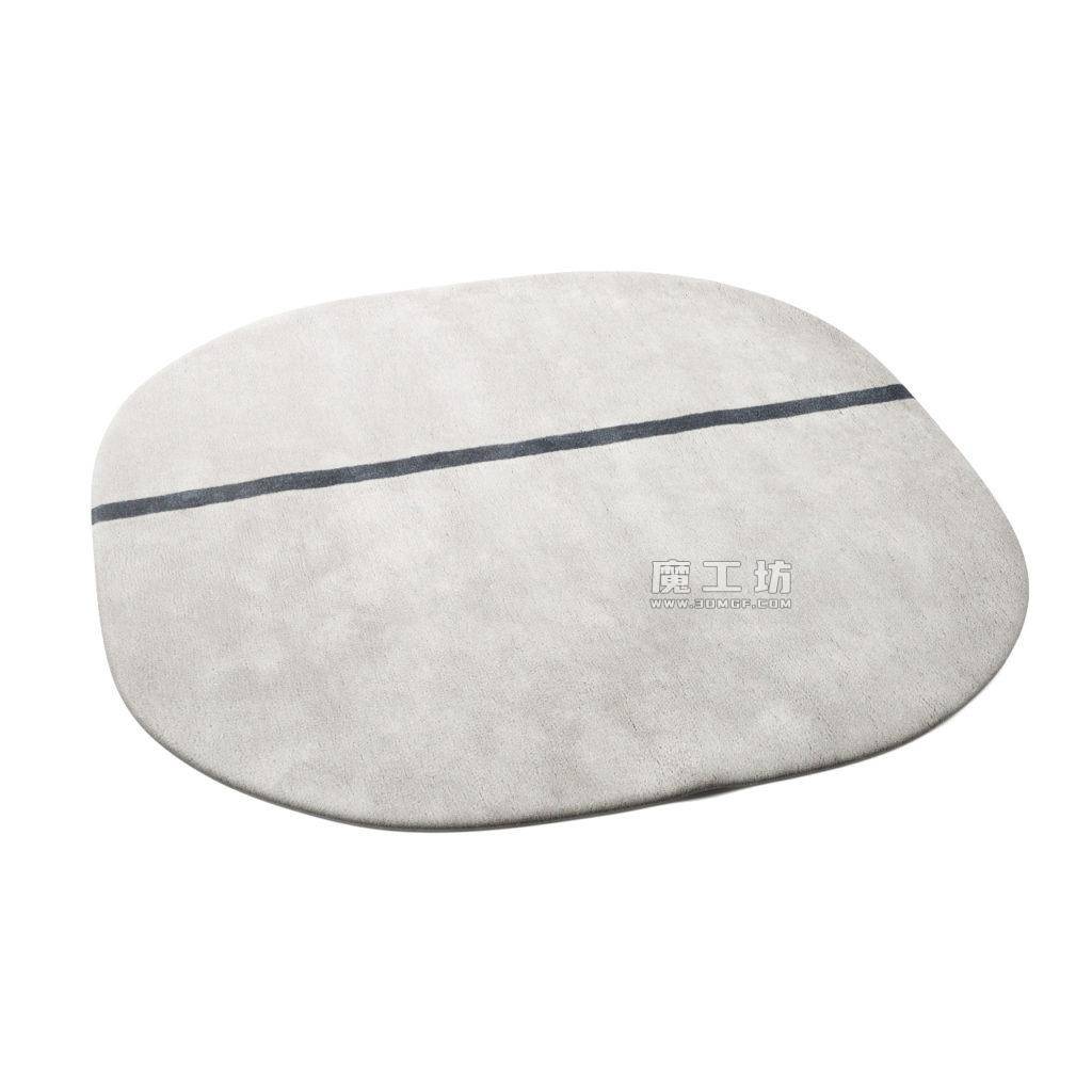 奥娜地毯140×140 by Normann Copenhagen