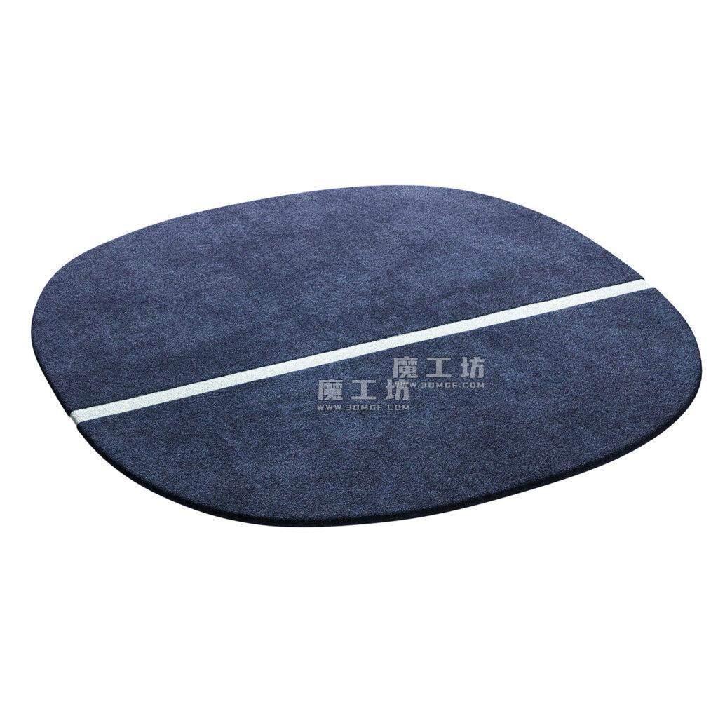 奥娜 Rug 140×140 by Normann Copenhagen