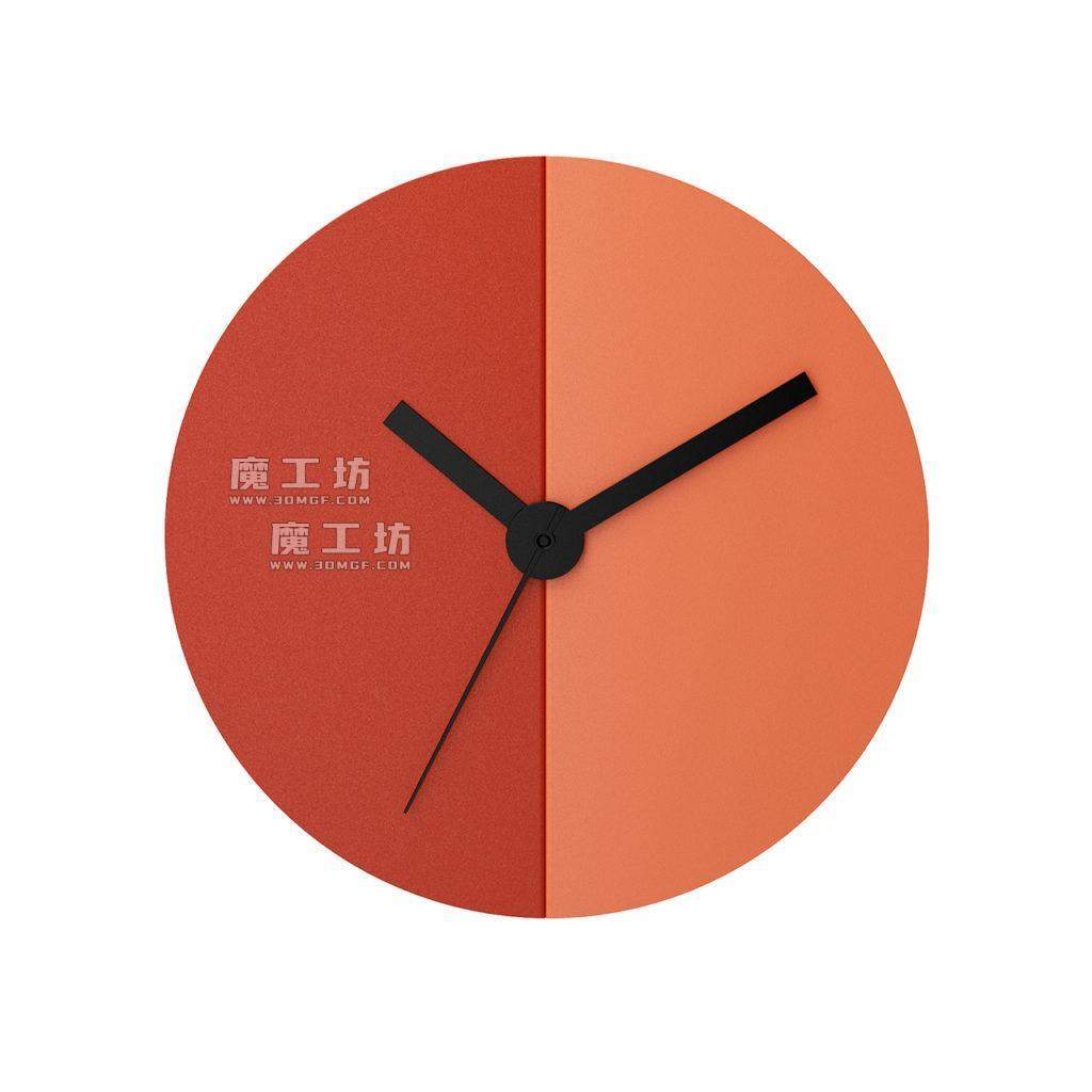 Time壁挂钢钟 by Tolix