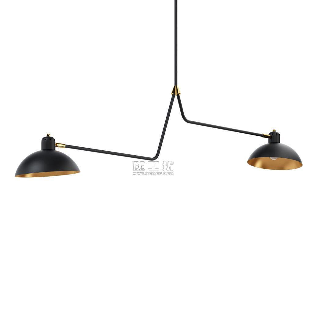 Waldorf 吊灯 双 Lights | Lambert&fils