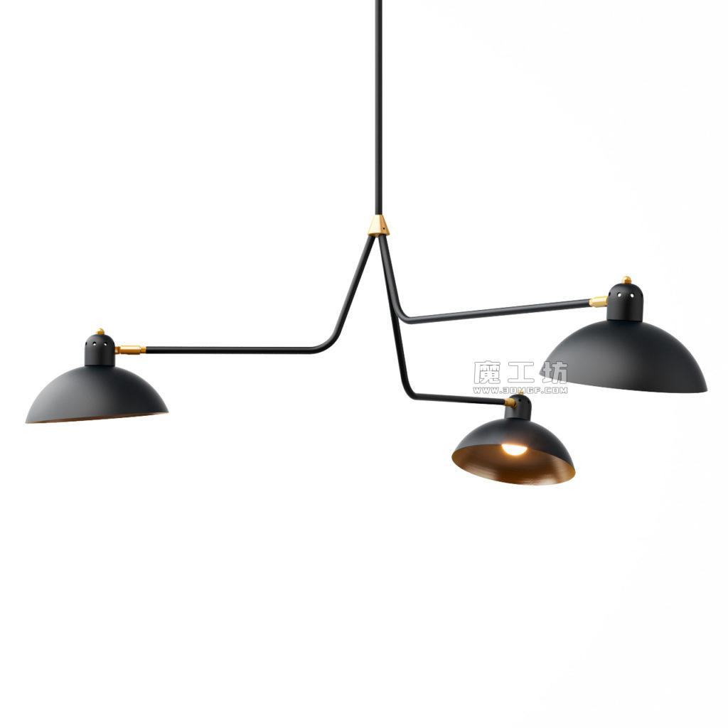 Waldorf 吊灯 三 Lights | Lambert et Fils