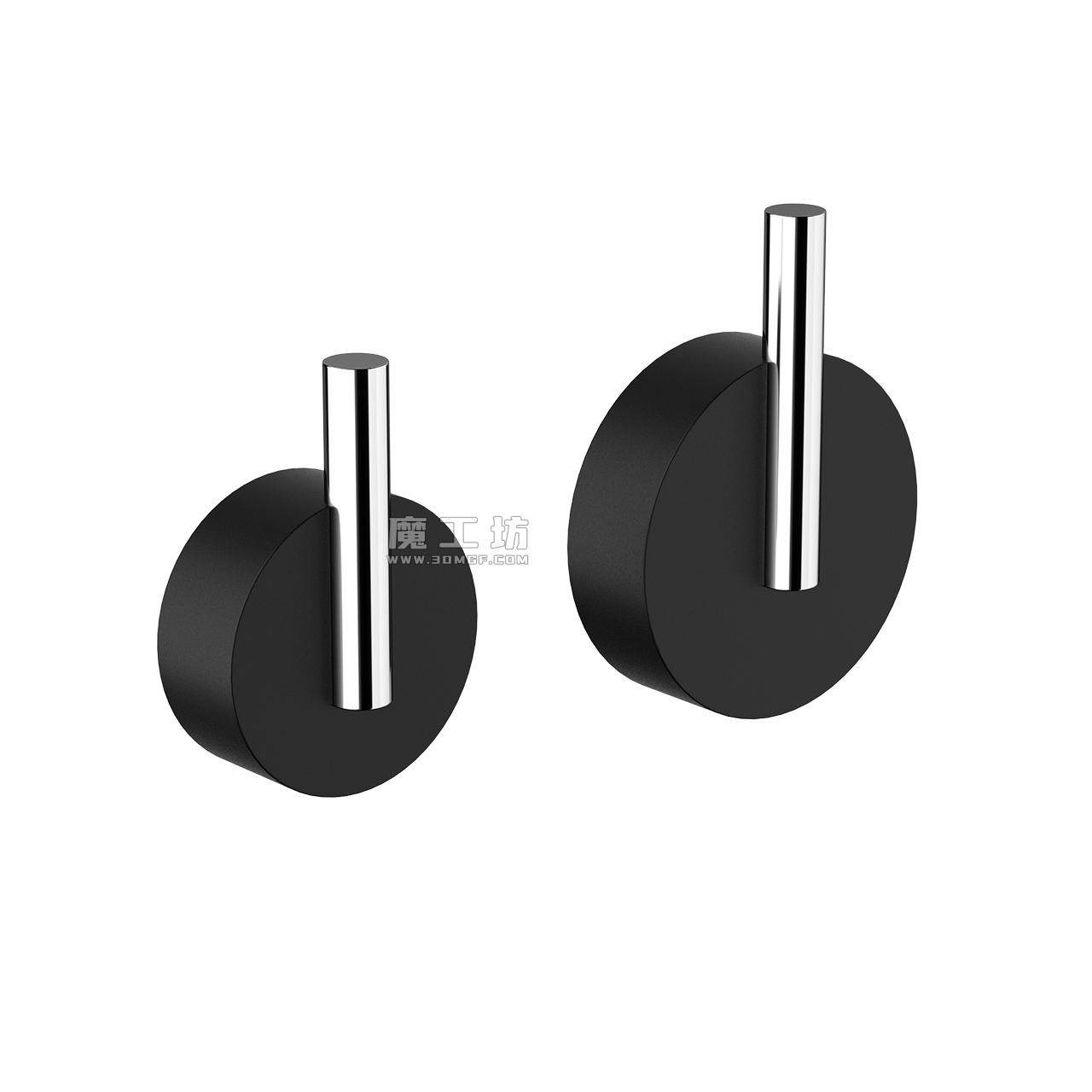Decor Walther Black Stone Hook