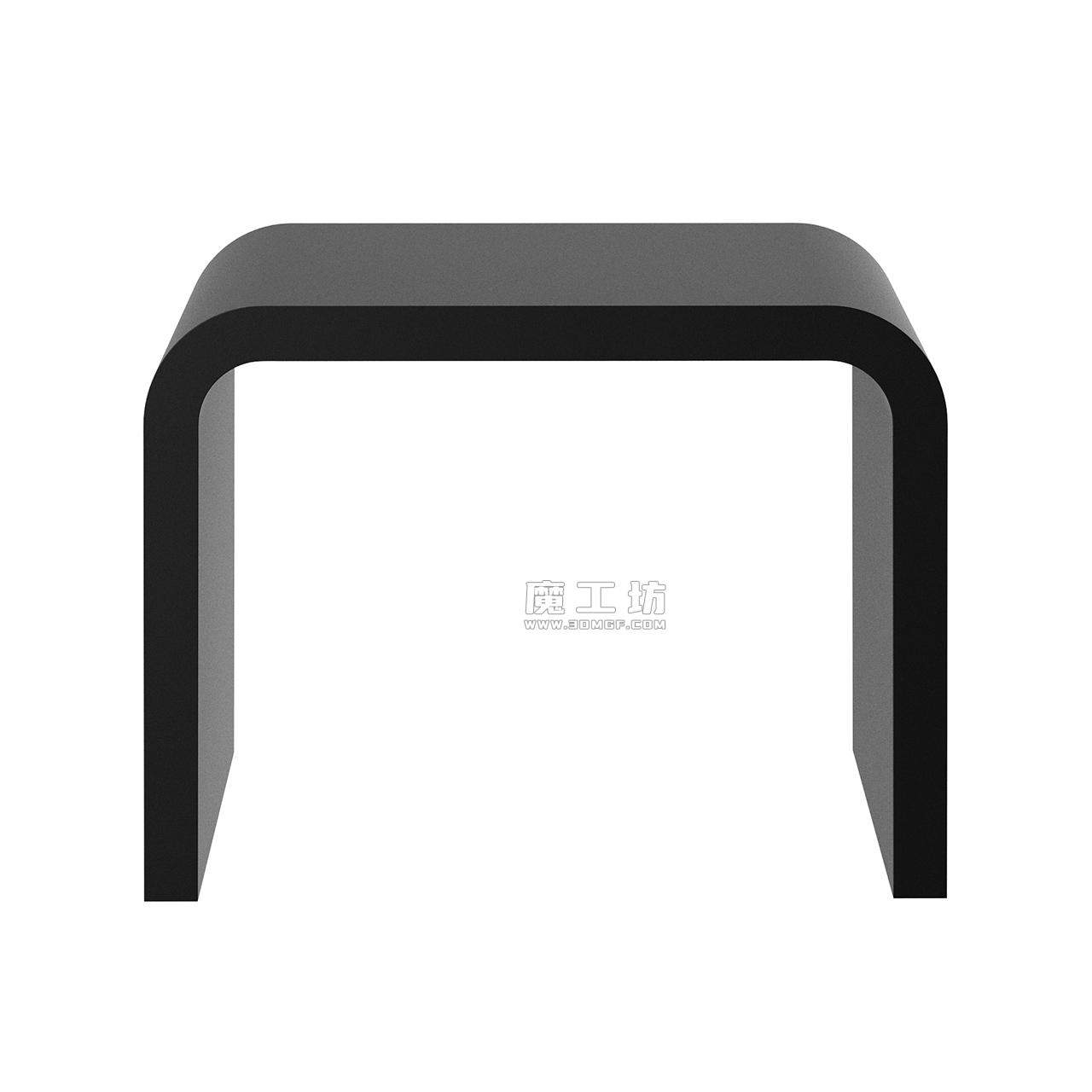 Decor Walther Black Stone 凳子