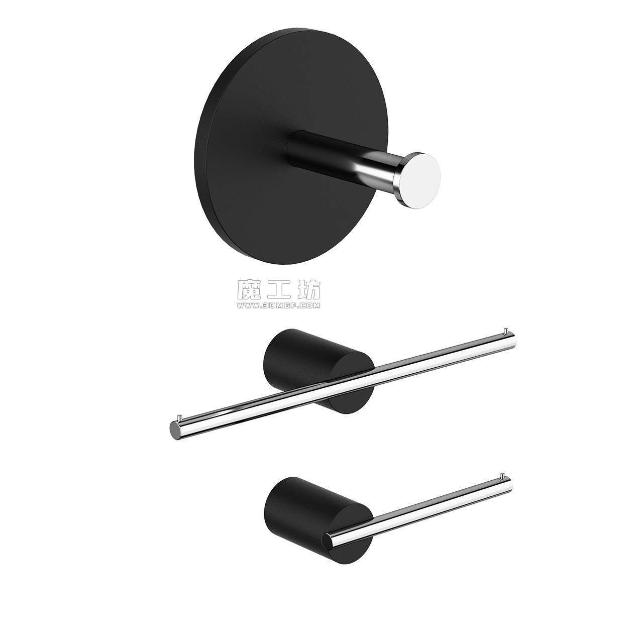 Decor Walther Black Stone 厕纸架