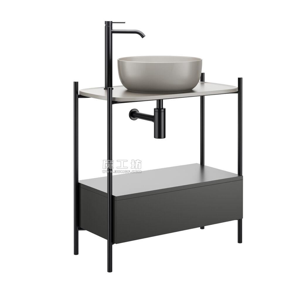 Scarabeo Ceramiche Diva 7号落地浴室柜