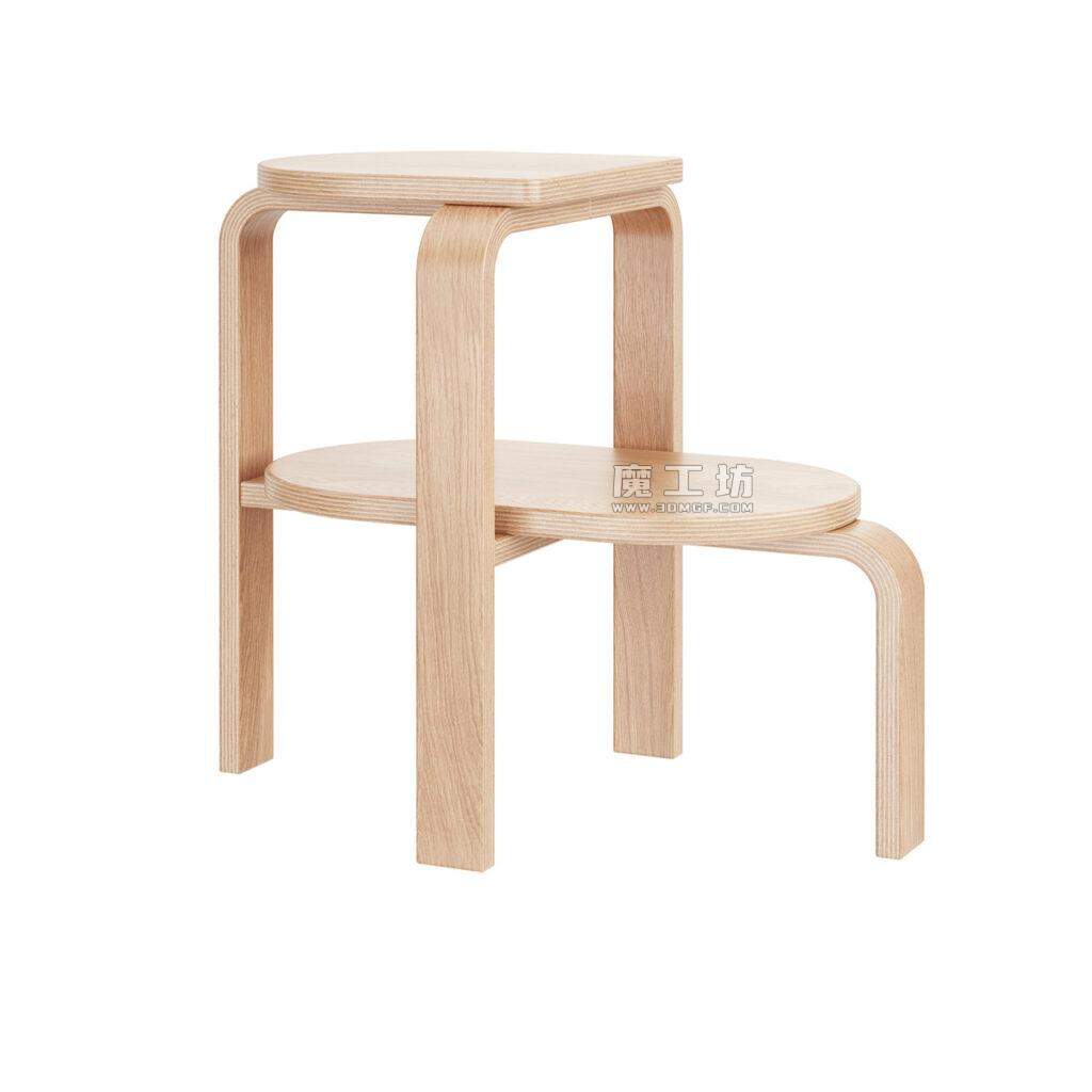 Case Altura Step Oak 凳子