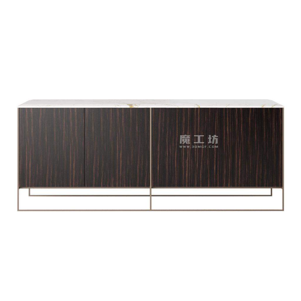 Minotti Calder Bronze 餐边柜