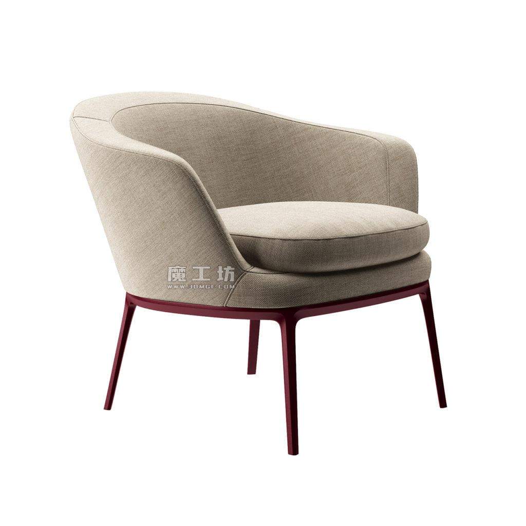 B&B Italia Caratos 扶手椅 CA77B