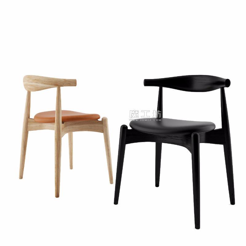 CH Hans Wegner 20 Elbow 椅子