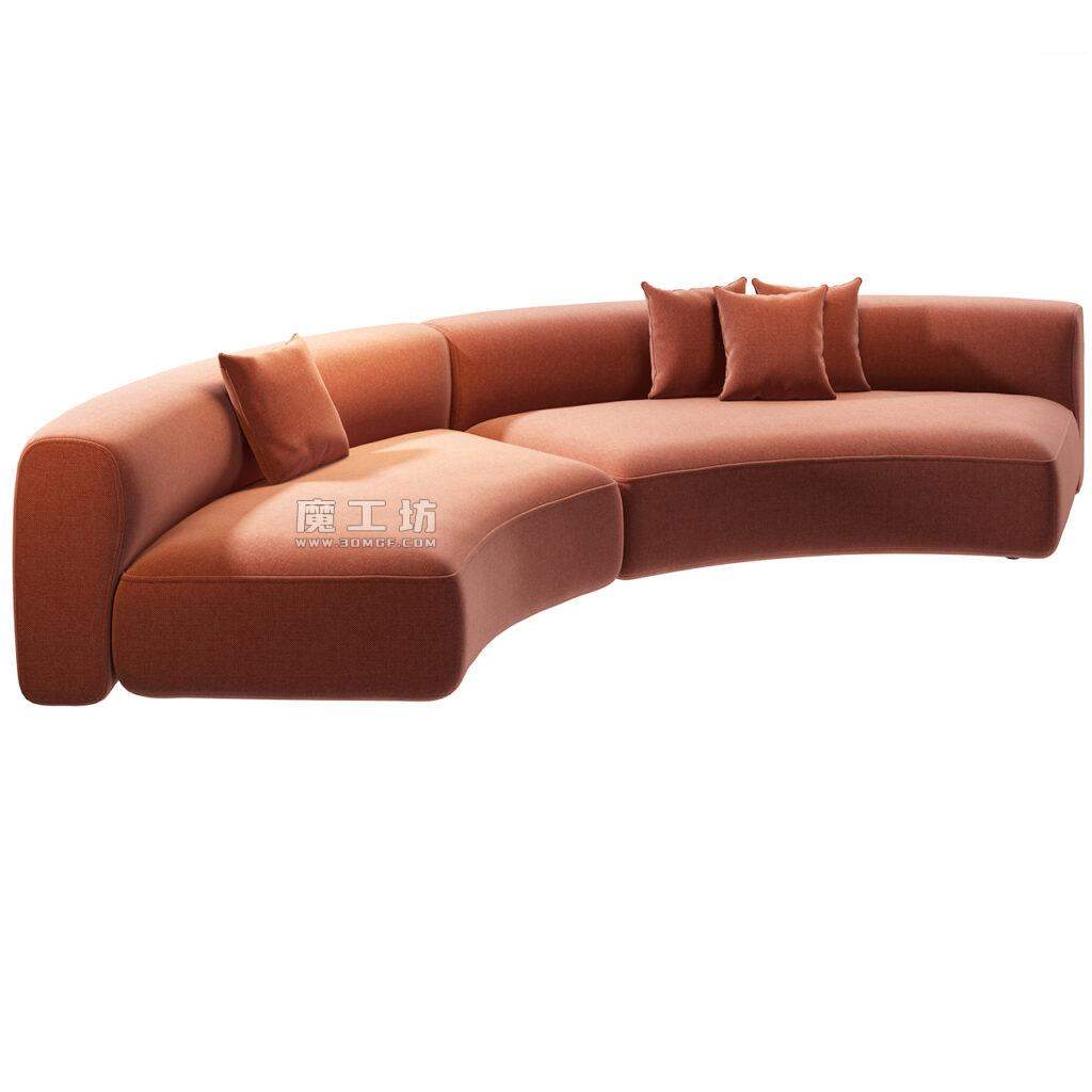 MDF Italia Cosy Curve 模块沙发 5