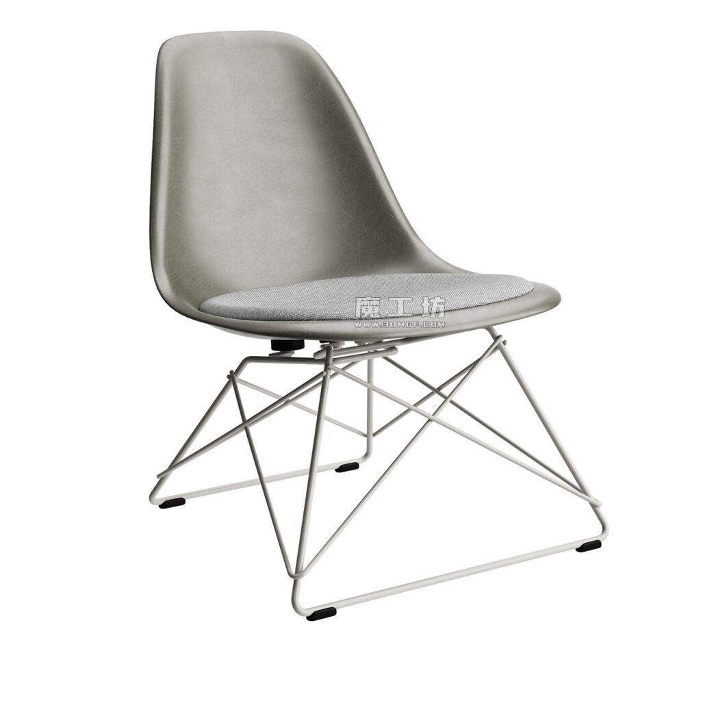 Vitra Eames Fiberglass Side 椅子 LSR Upholstery