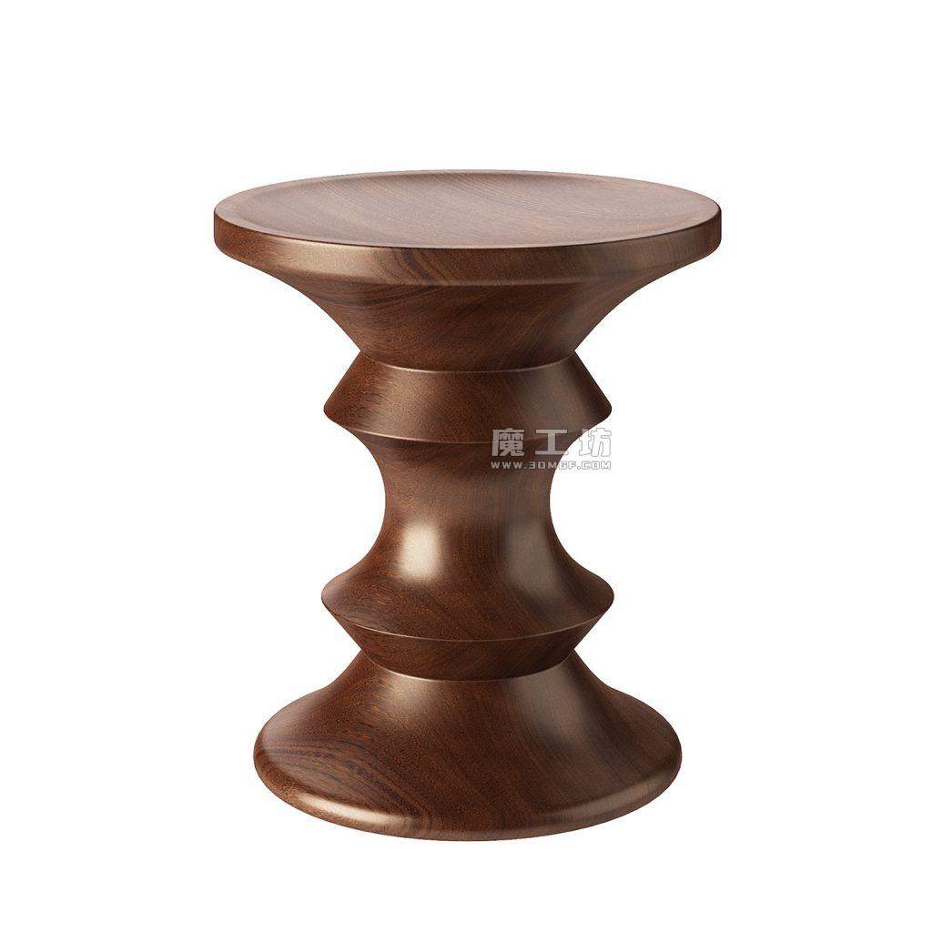 Vitra Eames Walnut 凳子