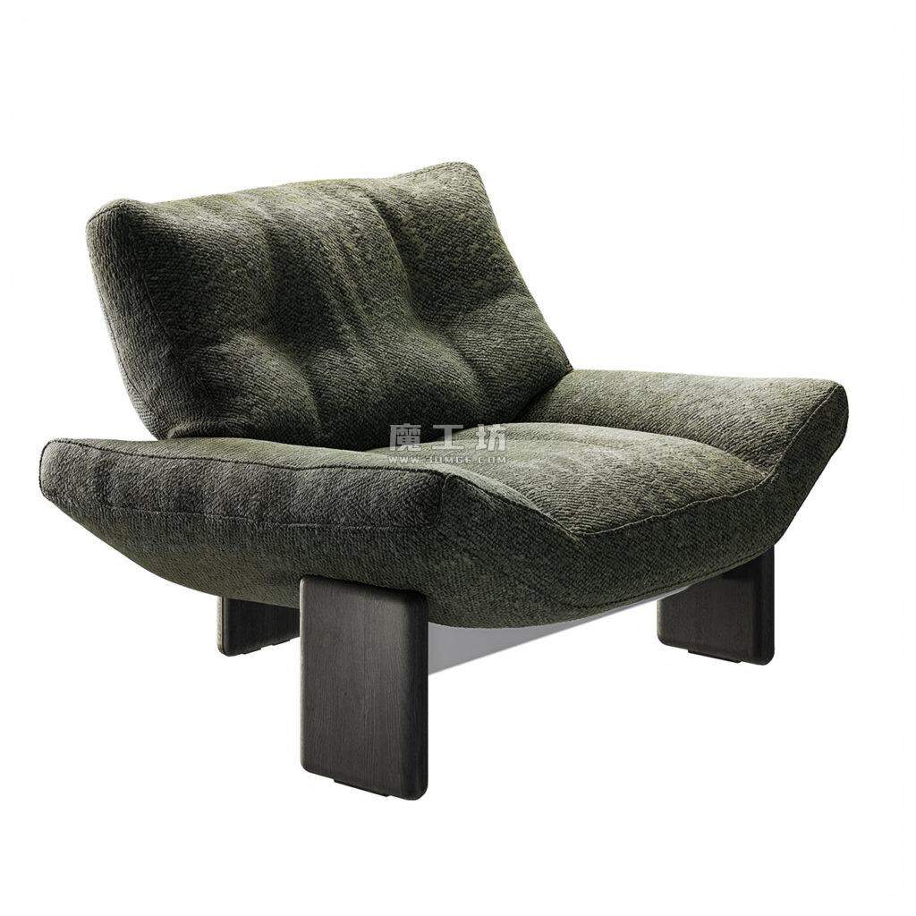 Minotti Emmi 扶手椅 Textile