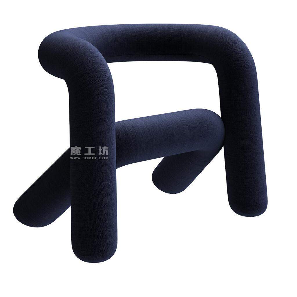 Moustache Extra Bold 扶手椅