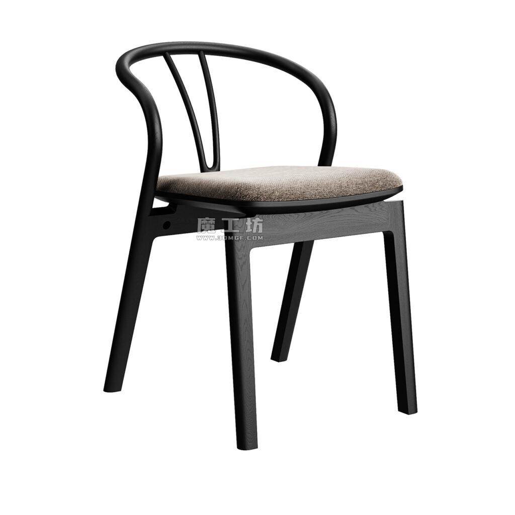 L Ercolani Flow 餐椅 SB Upholstered