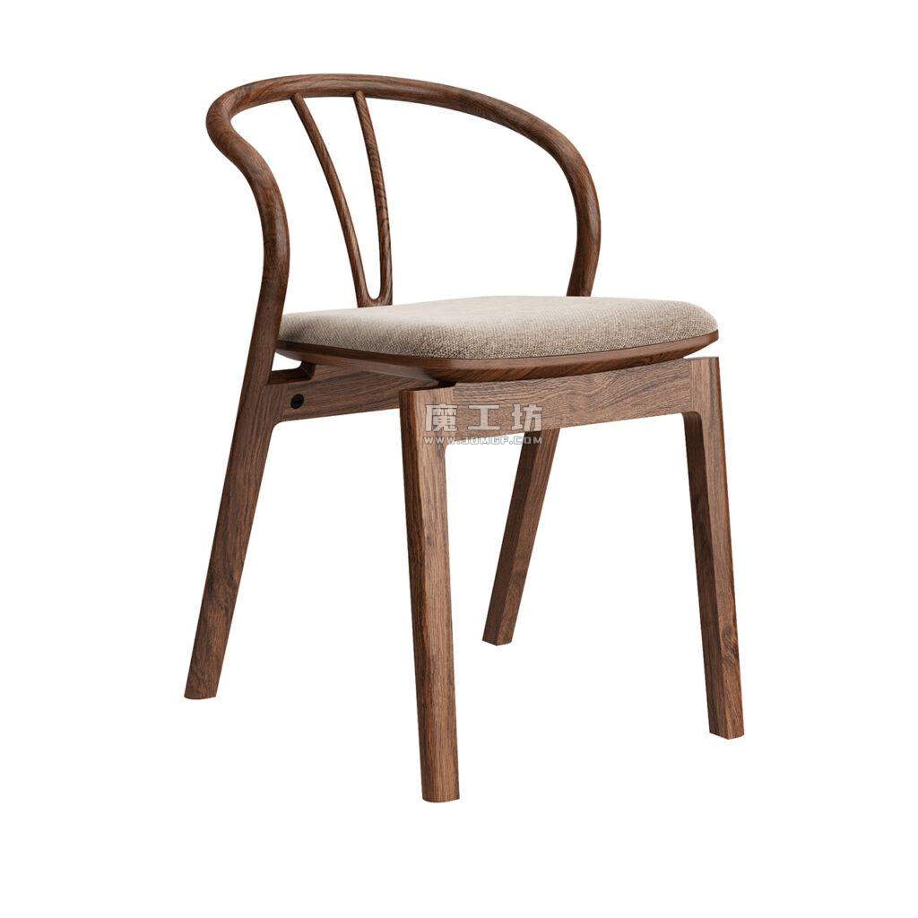 L Ercolani Flow 餐椅 Upholstered
