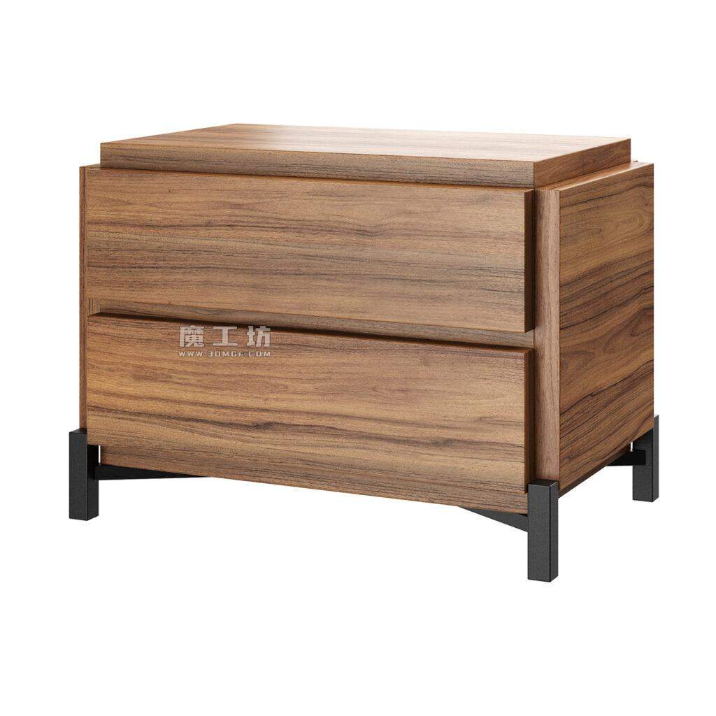 Bonaldo Groove 床头柜 Two 抽屉柜s
