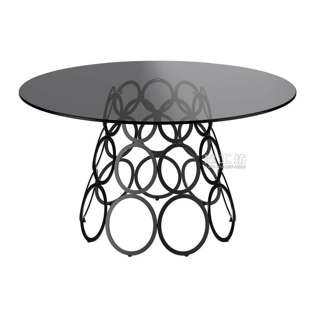 Bonaldo Hulahoop Round 餐桌