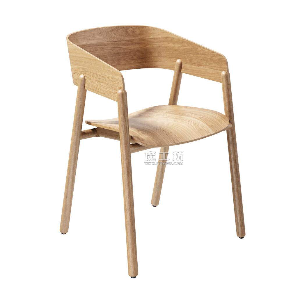 Punt Mava Wooden 椅子 Oak