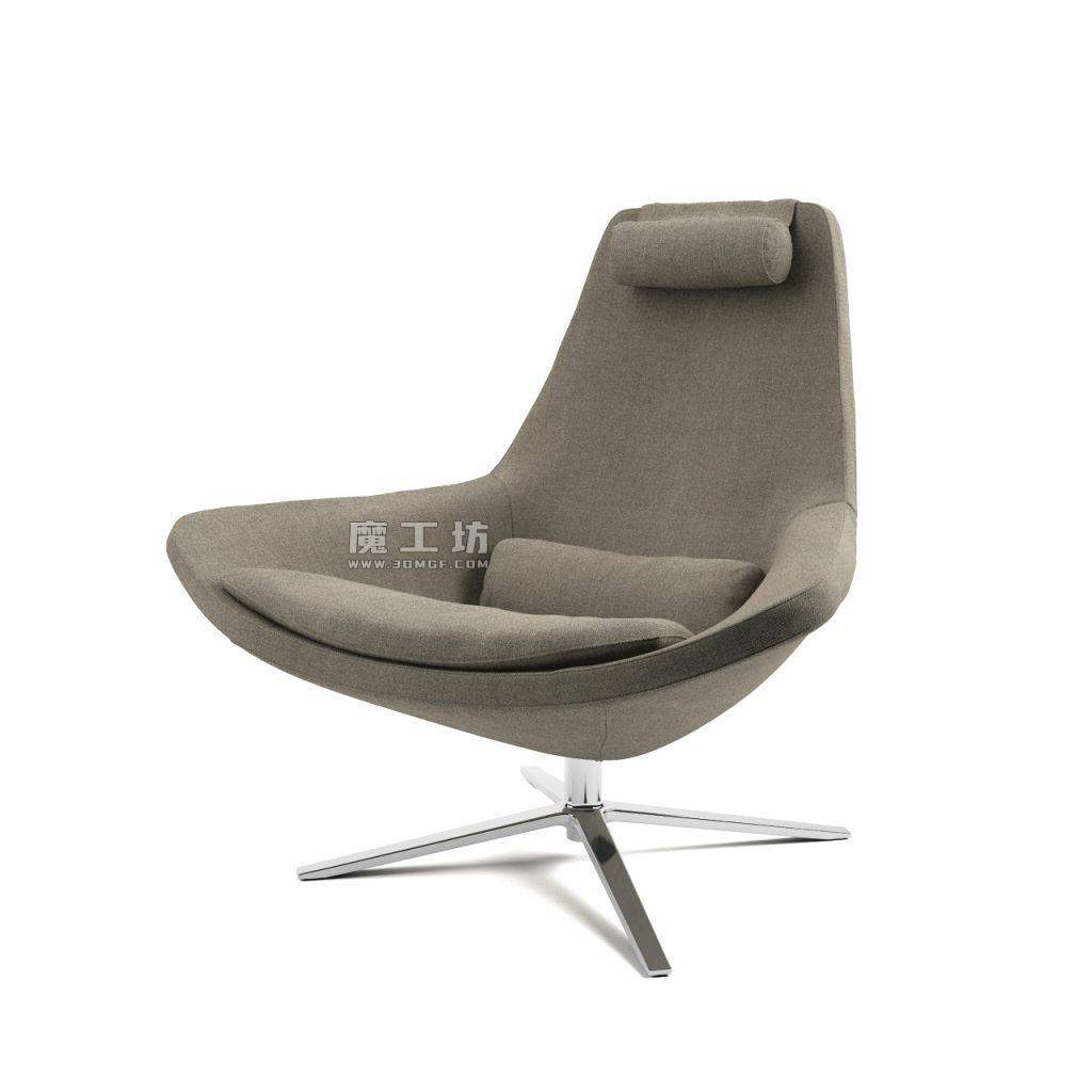 B&B Italia Metropolitan 扶手椅