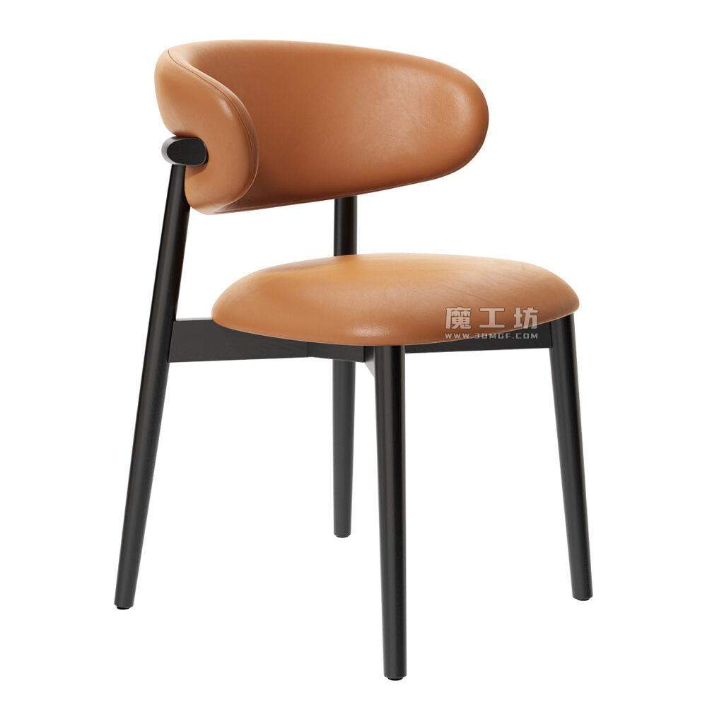 Calligaris Oleandro Leather 椅子