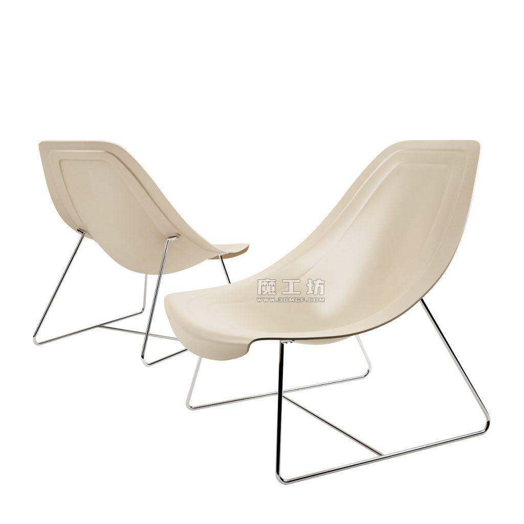 i4Marini Oyster Light 扶手椅