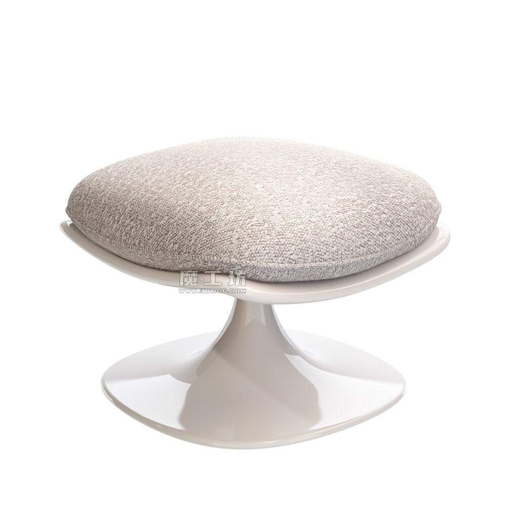 Minotti Pattie Lounge Footstol Grey