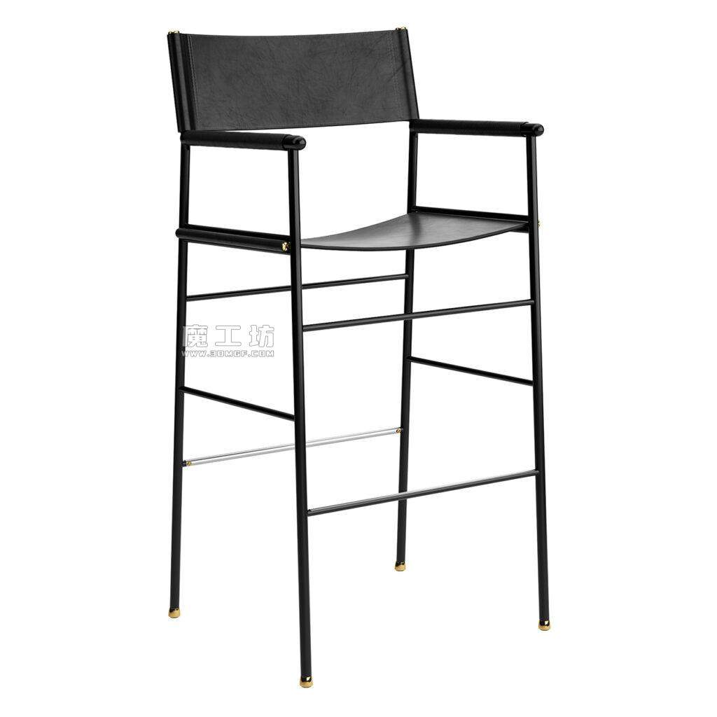 Jover Valls Repose Bar 凳子 with Back
