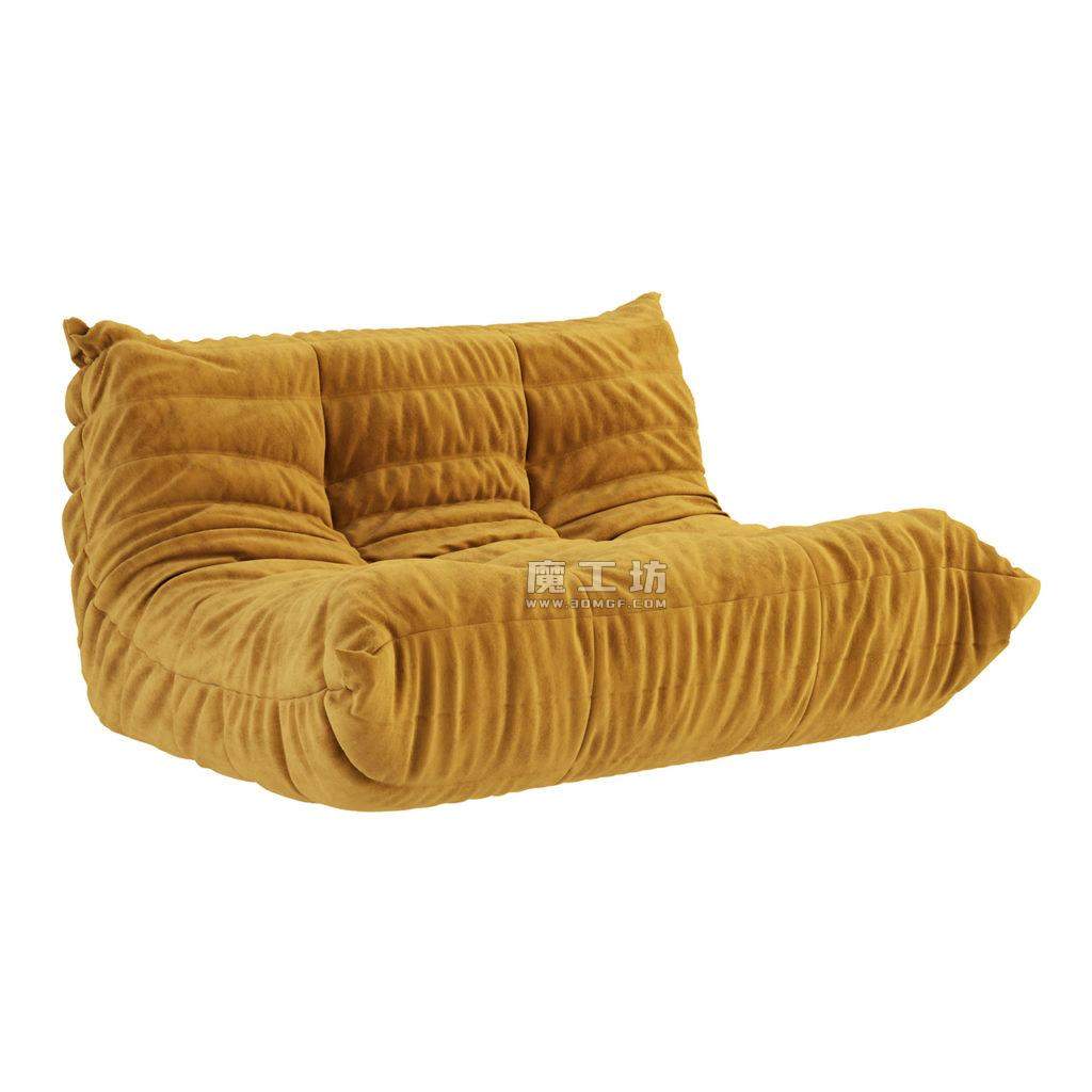 写意空间 Togo Loveseat 沙发