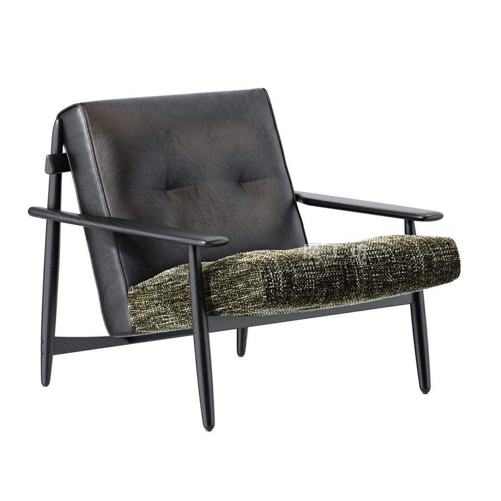 Minotti Trio 扶手椅 Leather