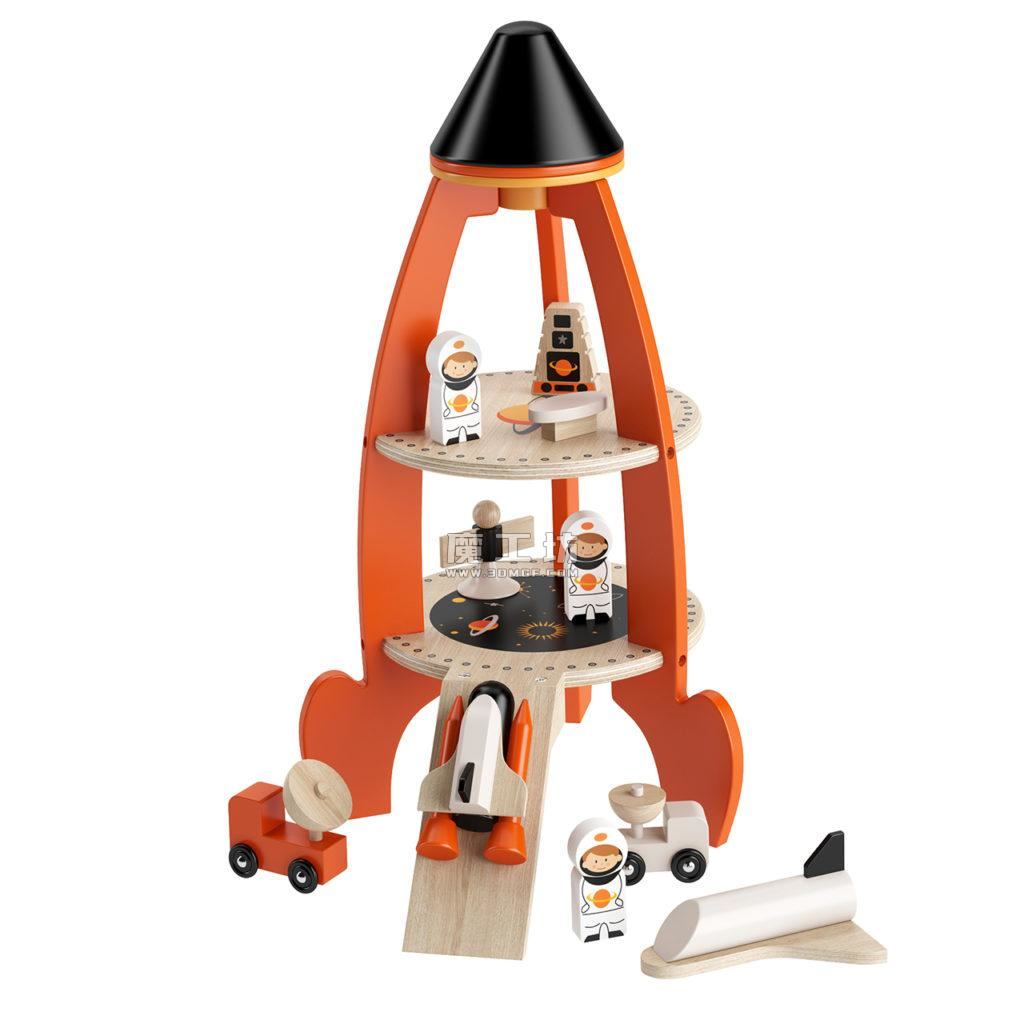 Tender Leaf Toys 宇宙火箭套装玩具
