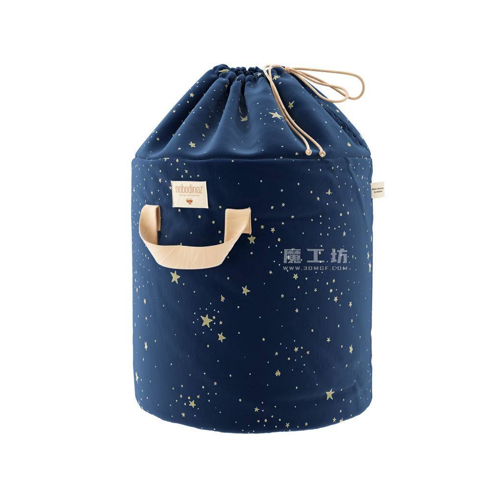 Nobodinoz 竹金Stella夜蓝玩具袋
