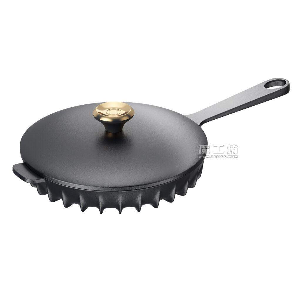 Fireup Black Skillet Pan with Lid