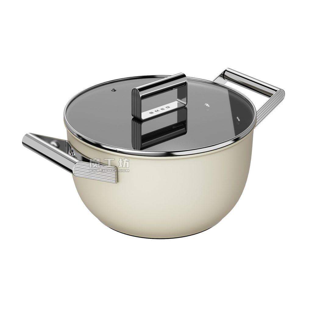 Smeg 50年代复古浅砂锅