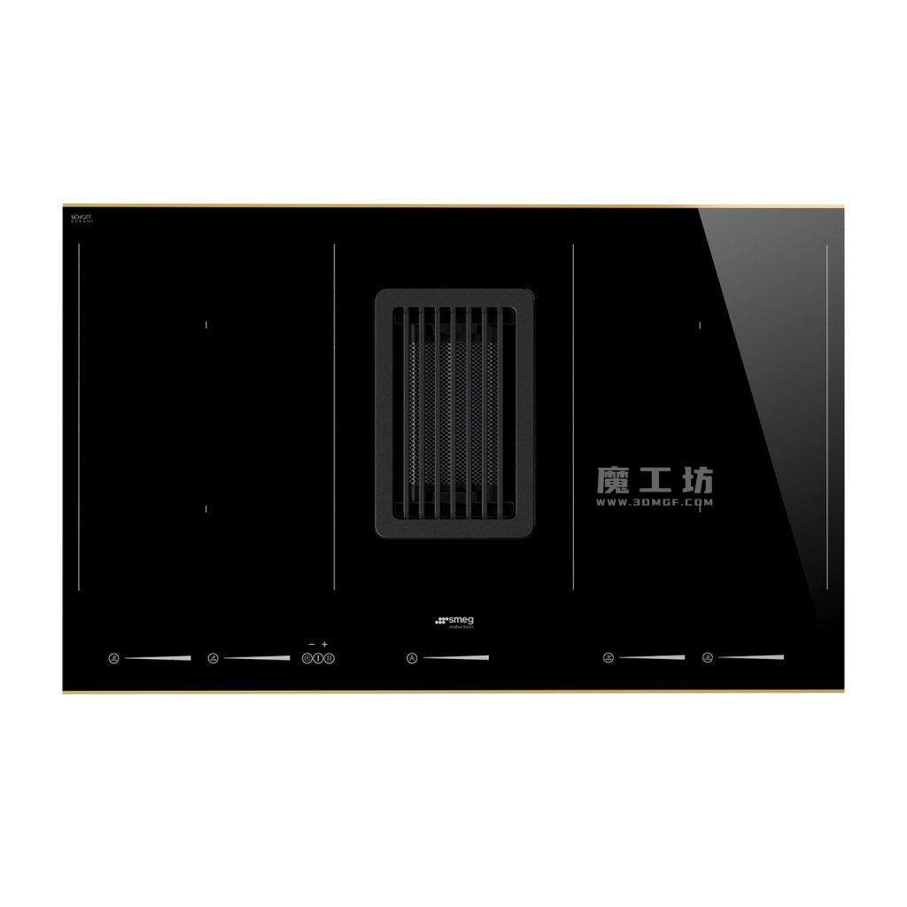 Smeg Dolce Stil Novo Induction Hob with Integrated Hood
