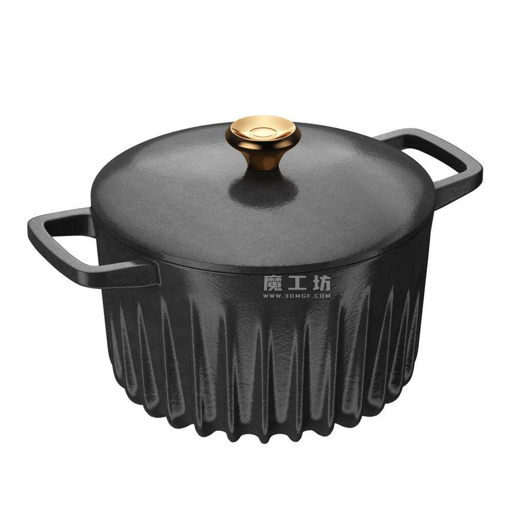 Fireup Dutch Oven Pot With Lid Black