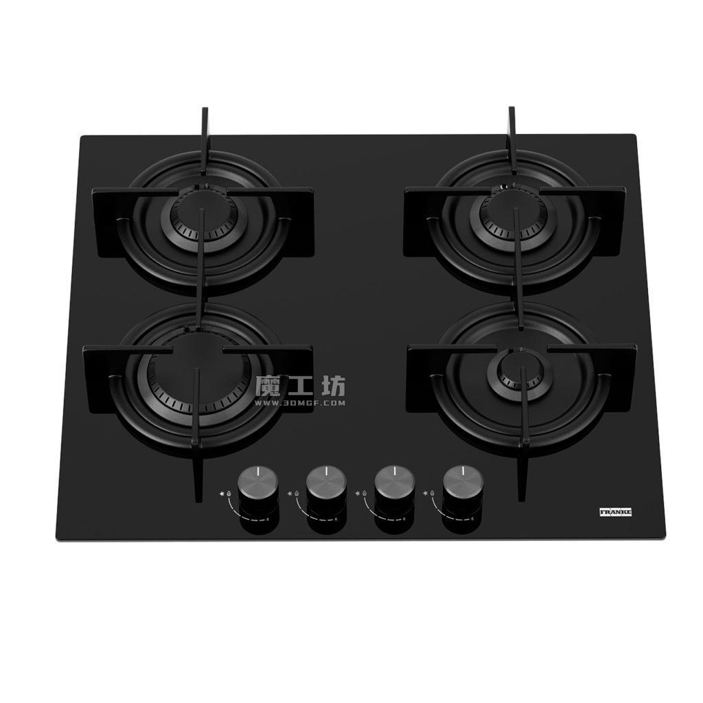 Franke Gas Hob Crystal FHCR 604 4G