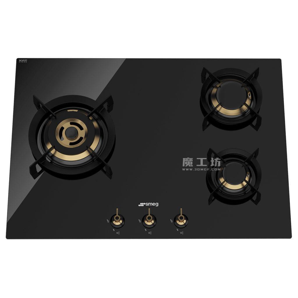 Smeg Gas Hob PC73GNO