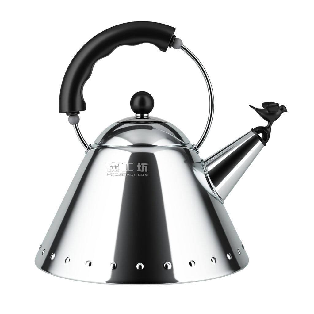 9093 Alessi Bollitore Whistling Tea Kettle