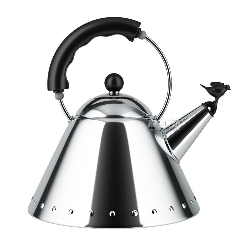 9093 Alessi Bollitore Whistling Tea Kettle
