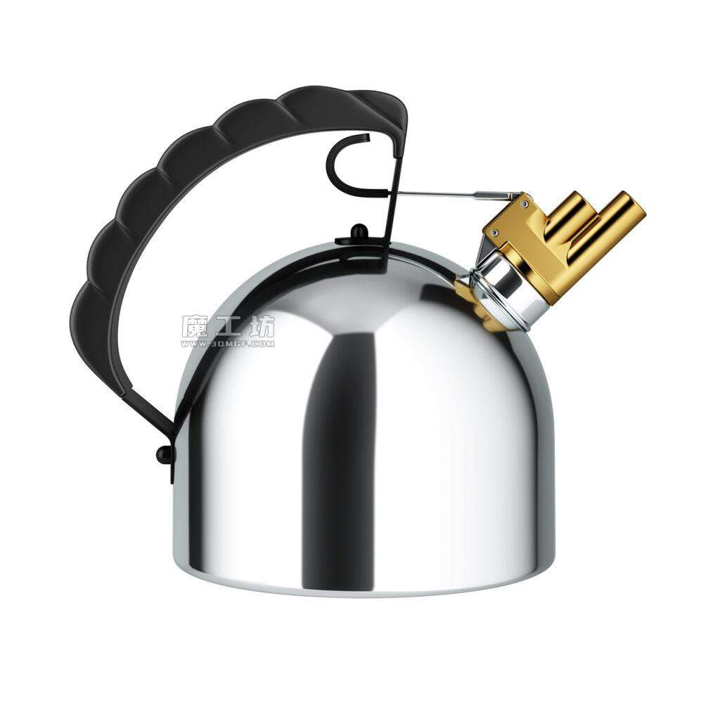 9091 Alessi Induction Kettle with Whistle