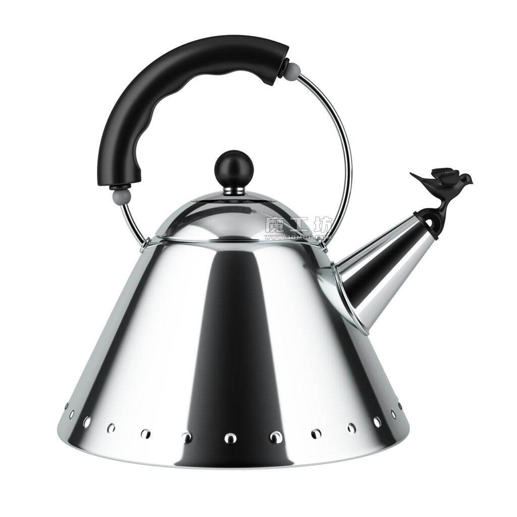 9093 Alessi Bollitore Whistling Tea Kettle