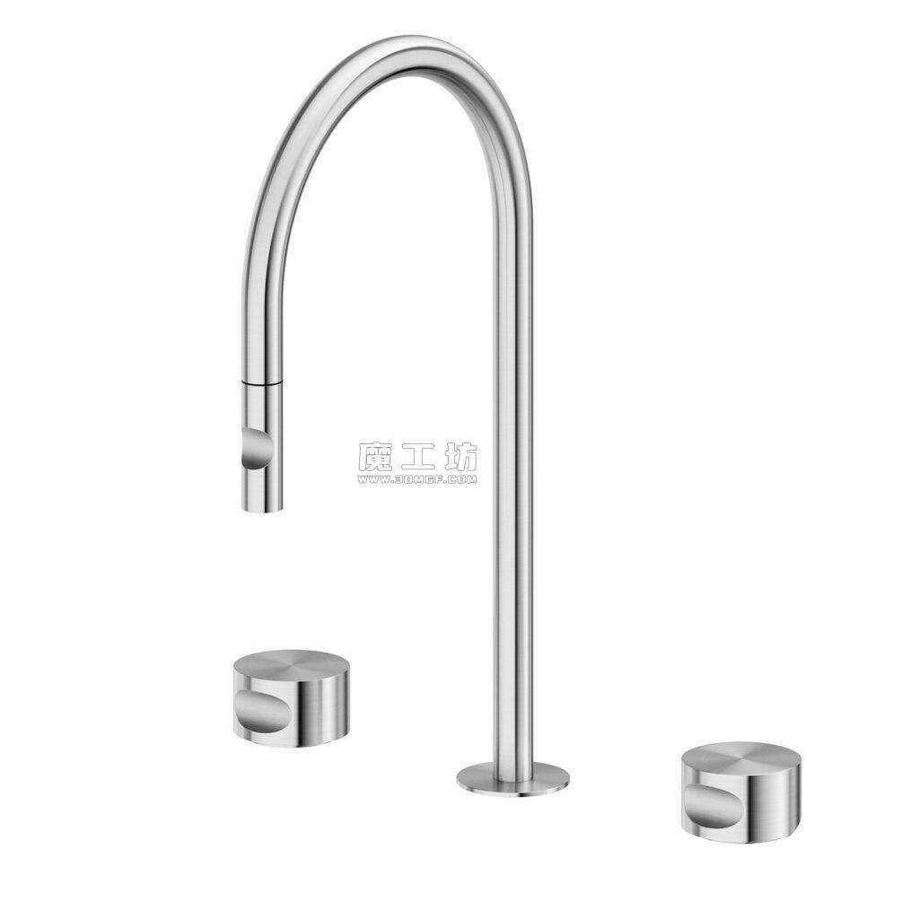 Quadrodesign Idealaqua Inox Mixer 563 Tap