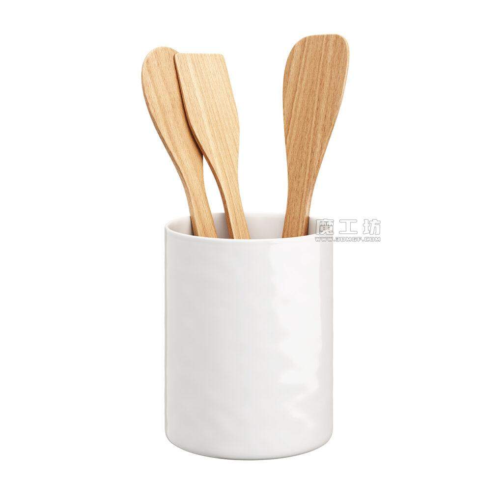 Crate & Barrel Marin Utensil Holder