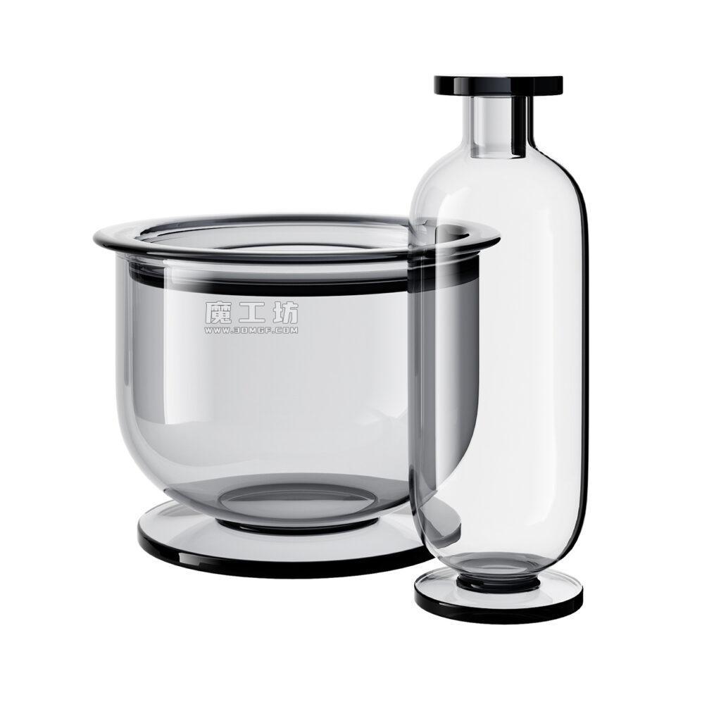 Tom Dixon Puck Ice Bucket and Decanter