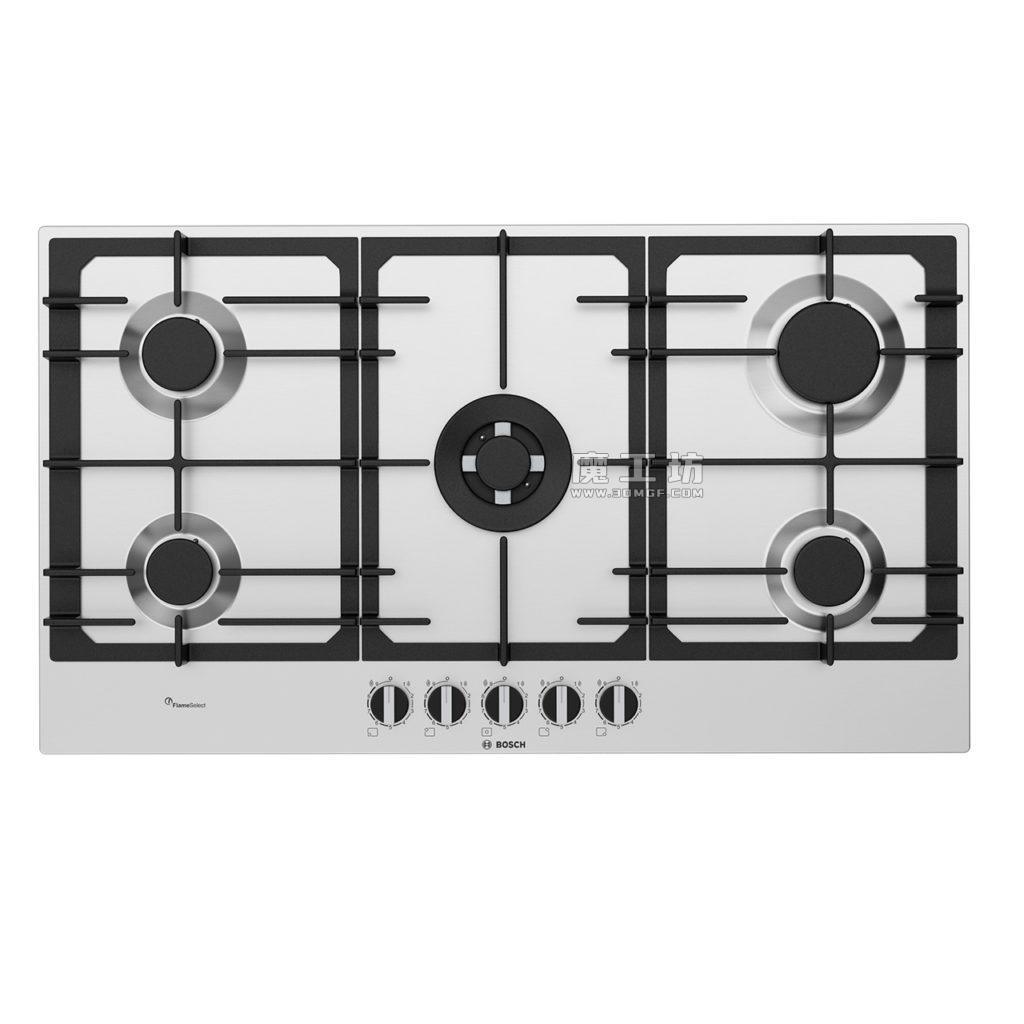 博世 Series 6 Gas Hob 90 cm PCR9A5C90