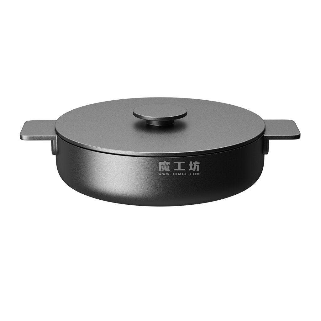Serax Surface Black Casserole