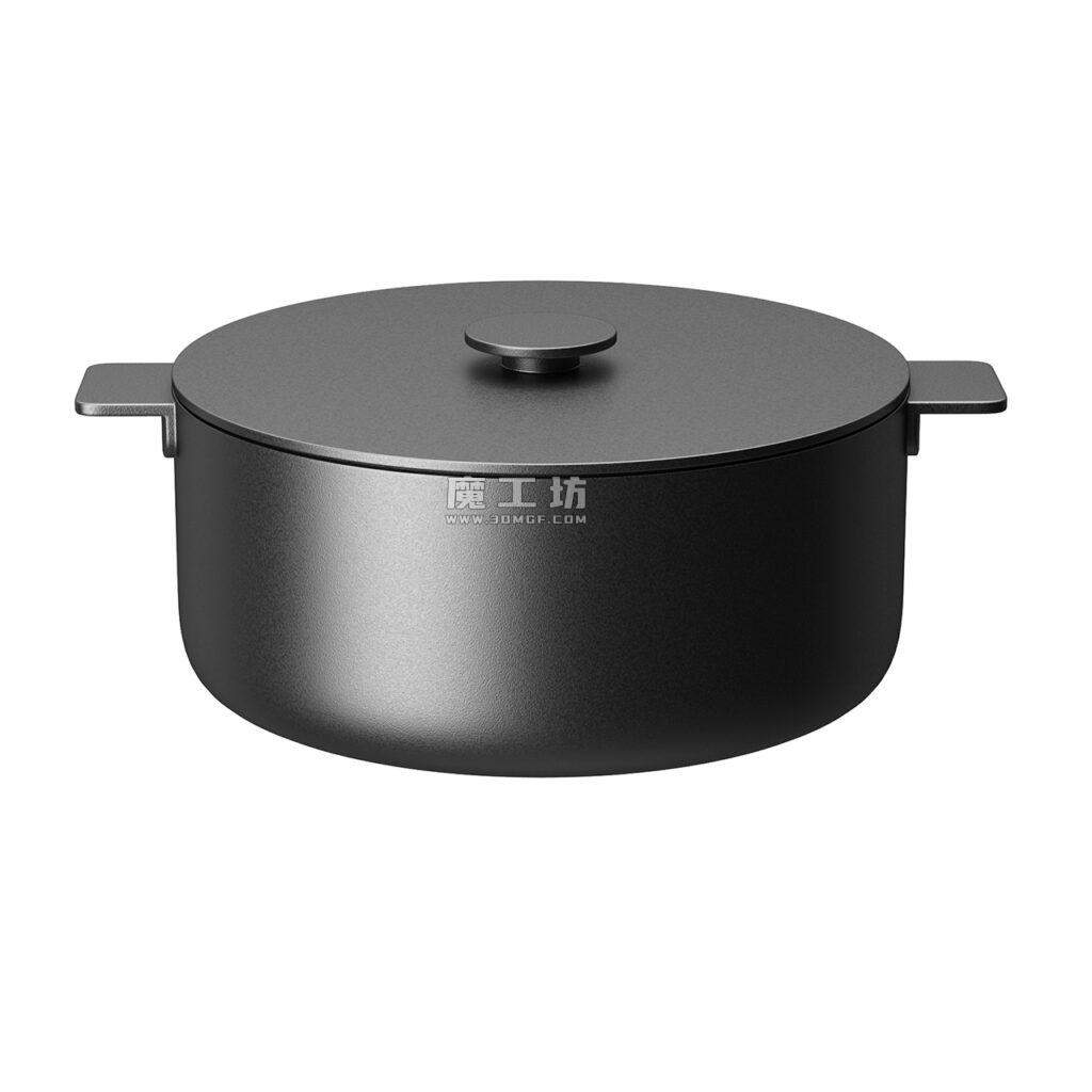 Serax Surface Black Cooking Pot Set Large