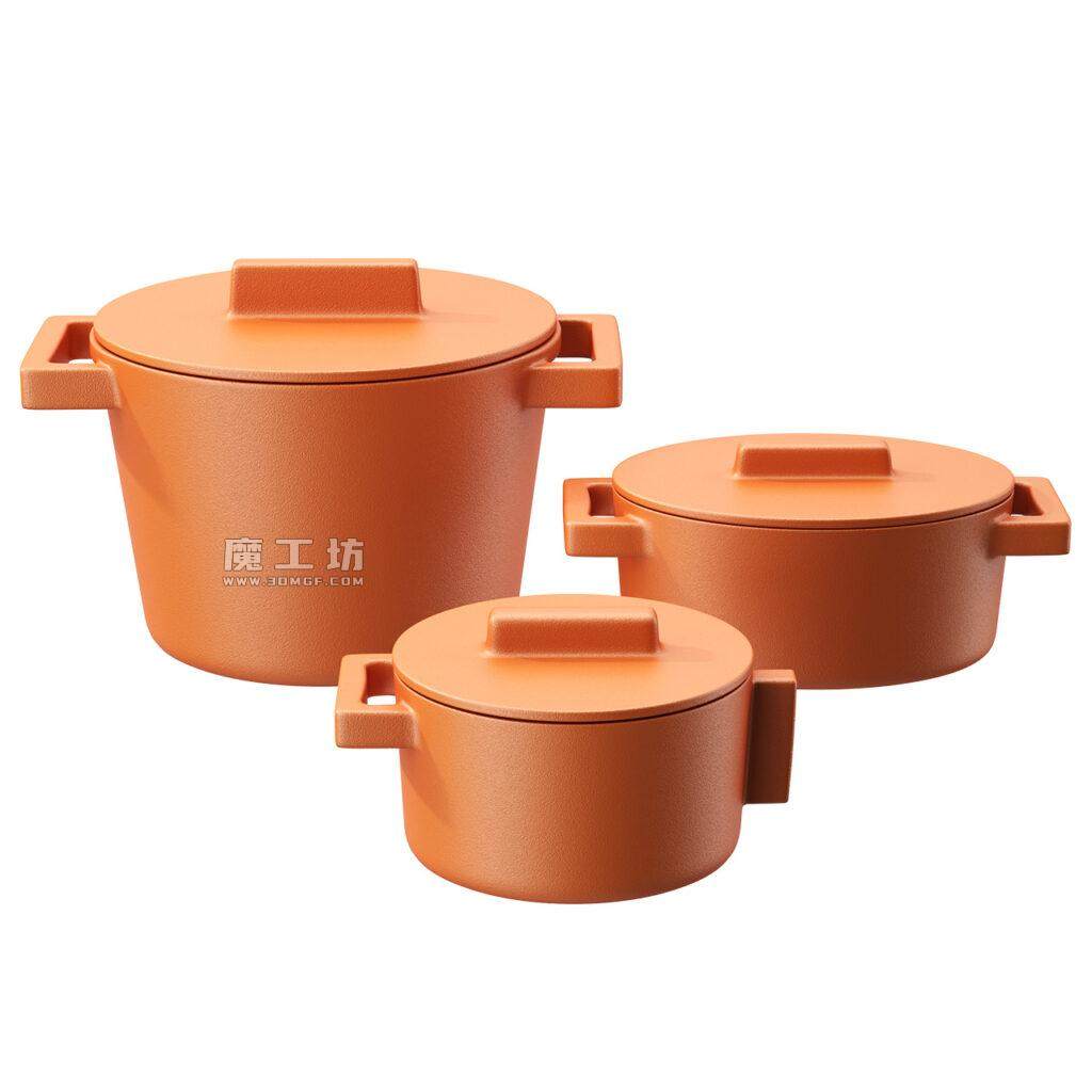 Sambonet Terra Cotto Cast Pot Set