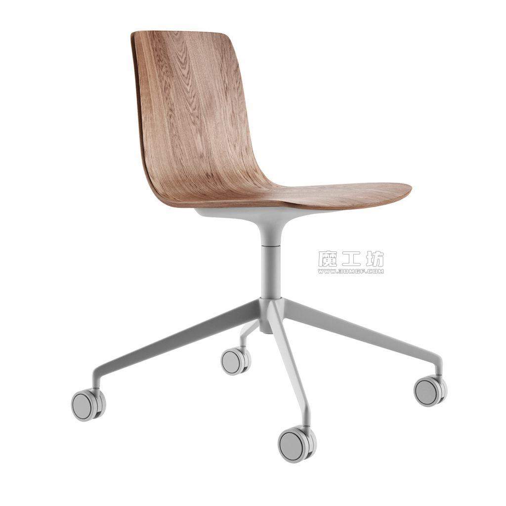 Arper Aava Trestle Swivel Office Chair